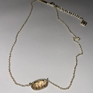 Kendra Scott Elisa Necklace in Clear Peach
